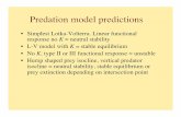 Predation model predictions - University Of Illinois · Predation model predictions! ... Island, where there are no stoats.!-Cycles are different at Wrangel ... experiment! -1 km2
