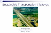 Sustainable Transportation Initiativess/Sustainable Cities... · Sustainable Transportation Initiatives Tim Clyne, MnDOT Sustainable Cities Network January 19, 2012