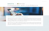 Collaborate with Confidence - egnyte-www … · What’s more, our tight integrations with powerful Microsoft cloud solutions like Azure Storage, Azure Active Directory, Azure Key