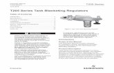 Manual: T205 Series Tank Blanketing Regulators - … · Specifications The Specifications section on this page provides the ratings and other specifications for the T205 Series. Factory
