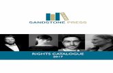 RIGHTS CATALOGUE - Sandstone Presssandstonepress.com/u/downloads/Rights-Catalogue-LBF-low-res.pdf · RIGHTS CATALOGUE 2017. CONTENTS 2017 Fiction Wait for Me, Jack, Addison Jones