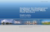 Guidance for Deployment of Mobile Technologies for … LW12IN0603082_Guidance... · INL/EXT-12-27094 Guidance for Deployment of Mobile Technologies for Nuclear Power Plant Field Workers