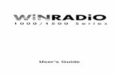 WiNRADiO 1000/1500 Series User's Guide · 2017-07-20 · System Requirements ... New Memory File ... eight WiNRADiO internal receivers can be used simultaneously in the one PC.
