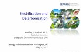 Electrification and Decarbonization - EPRIeea.epri.com/pdf/epri-energy-and-climate-change-research-seminar... · Prices. CBECS = Commercial Buildings Energy Consumption Survey (from