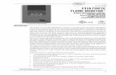E-1101 E110 FIREYE FLAME-MONITOR · 2018-04-02 · 1 ® DESCRIPTION The Fireye® E110 FLAME-MONITOR™ System is a microprocessor based burner management control system designed to