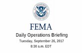 Daily Operations Briefing - The Disaster Center - Home …Daily+Ops+Briefing+09-26-2017.pdf · Canyon Fire –CA Current Situation •Fire began September 25, 2017 and is burning