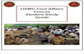 USMC Civil Affairs Course Student Study Guide Student Guides... · UNCLASSIFIED . Table of Contents . Introduction to Civil-Military Operations . USMC and Small Wars . Civil Affairs