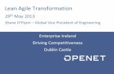 Lean Agile Transformation - Lean Business Ireland · Openet software enables new business models that innovate how people, machines, and services interact with the world’s largest