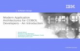 Modern Application Architectures for COBOL Developers … · Software Group © 2006 IBM Corporation Modern Application Architectures for COBOL Developers - An Introduction Daniel