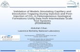 Validation of Models Simulating Capillary and … Library/Events/2012/Carbon Storage RD... · In naturally heterogeneous formations, ... deep geological formations? How well the existing