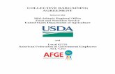 COLLECTIVE BARGAINING AGREEMENT - dm.usda.gov - AFGE Collective... · COLLECTIVE BARGAINING . AGREEMENT . between the . Mid-Atlantic Regional Office . Food and Nutrition Service .