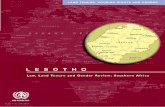 HS/786/05E ISBN NUMBER (Volume) : 92-1-131770-3 …_Land_Tenure_and_Gender... · 1 LESOTHO Land Tenure, Housing Rights and Gender National and Urban Framework LAND TENURE, HOUSING
