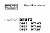 DEUTZ mrnrlm~ - VETUS · n Introduction 1 4 Uitgevoerd net DMC CALAMUS® SL Dear customer, Vetus Deutz engines are designed both for pleasure and com mercial craft.