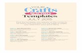 CB online templates Jul15 - Crafts Beautiful Magazine ... · PAGE 18-19 POP-UP PARTY Everyone loves 3-D pop-up cards and these ... PapercraftJuly 2015 Templates Feather Touch Make