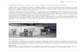Refrigeration and Air-conditioning Technology · Refrigeration and air ... Knowledge including the following can be taught as part of fundamental practical ... Air-cooled evaporator