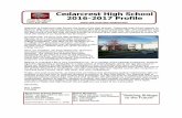 Cedarcrest High School 2016 2017 Profile - Welcome …rsd407.org/ourschools/school_profiles/cedarcrestprofile.pdf · Cedarcrest High School 2016-2017 Profile ... State 501 506 481