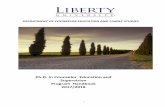 PhD Handbook 2017-2018 Final - Liberty University Final.pdf · ACCREDITATION!! Liberty!University!isaccreditedby!the!CommissiononCollegesof!the !Southern! Association!ofCollegesand!Schools!!