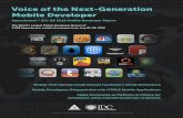 Voice of the Next-Generation Mobile Developer€¦ · Voice of the Next-Generation Mobile Developer ... dramatic considering that almost 40% of mobile developers were very interested