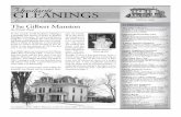 The Gilbert Mansion In This Issue · Paul Kuwik, Ronald Miller, Jack ... to solve “The Gilbert House Mystery.” To this day, ... The Gilbert Mansion at 227 N. Grove as it stands