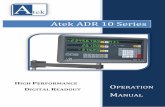 Atek ADR 10 Series - EMS (International) Ltd DRO MANUAL.pdf[3] 1. ATEK DIGITAL READOUT SYSTEMS 1.1. ATEK linear encoder and digital coordinate readout unite usage - advantages 1.2.