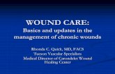 WOUND CARE: Basics and updates in the … · WOUND CARE: Basics and updates in the management of chronic wounds Rhonda C. Quick, MD, ... Surgical incision