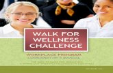 WALK FOR WELLNESS CHALLENGE - Niagara Region · WALK FOR WELLNESS CHALLENGE - Workplace Program Coordinator’s Manual Page 7 The Physical Activity Advisor Program is a Niagara-region
