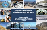 Department of Defense Installation Energy Resilience and... · Department of Defense Installation Energy Resilience ... Acquisition, Technology and Logistics ... savings/cost avoidance