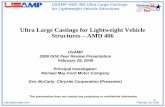 Ultra Large Castings for Lightweight Vehicle Structures ... · USAMP AMD 406 Ultra Large Castings for Lightweight Vehicle Structures edm2@chrysler.com February 28, 2008 Approach: