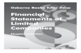 Financial Statements of Limited Companies · chapter activities 3 ... plus non-current liabilities, plus current liabilities ... 14 financial statements of limited companies tutor