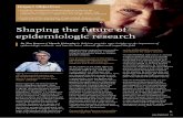 Shaping the future of epidemiologic research - UHasselt · Shaping the future of epidemiologic research Ageing mechanisms and their correlation with environmental exposure are the