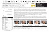 Southern Miss Men’s Basketball - CBS Sports - News, …grfx.cstv.com/photos/schools/smis/sports/m-baskbl/auto_pdf/2017-18/... · Home games played at Reed Green ... night for Southern