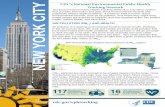 AIR POLLUTION (PM ) AND HEALTH NE YO CITY Highlights FactSheet_508.pdf · NE YO CITY CDC’s National Environmental Public Health Tracking Network The Environmental Public Health