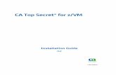 CA Top Secret® for z/VM Top Secret for z VM r12 SP3-z … · CA Top Secret for z/VM requires the following minimum hardware configuration: A z/Series, System/390, or compatible processor