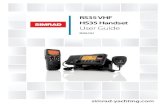 RS35 VHF HS35 Handset User Guide - SIMRAD · simrad-yachting.com ENGLISH RS35 VHF HS35 Handset User Guide