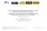 LANDSCAPE MANAGEMENT AND MAINTENANCE PLAN - Trimley St Martintrimleystmartin.onesuffolk.net/assets/Planning/Mushroom-Farm/JBA... · LANDSCAPE MANAGEMENT AND MAINTENANCE PLAN GUIDE