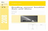 Rain and Shine RAB - SATs Tests Onlinesatstestsonline.co.uk/.../2008_english_reading_answer_booklet.pdf · LEVELS 3–5 En KEY STAGE 2 2008 English test Reading answer booklet Rain