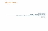 Teradata Database SQL Reference - Anatella - ETL Reference UDF, U… · The product or products described in this book are licens ed products of Teradata Corporation or its affiliates.
