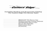 Table of Contents - Cutters Edge Fire Rescue Saws · 4 Cutters Edge MULTI-CUT® Fire Rescue Saw Cutters Edge Guide Bars For All MULTI-CUT® Fire Rescue Saws High strength Steel Alloy