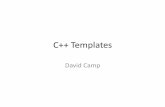 C++ Templates - University of California, Davisgraphics.cs.ucdavis.edu/~joy/ecs40/Lectures/C++ Templates.pdf · // What is the problem with using this macro ... Function Templates