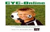 ISSUE 177: NOVEMBER 2013 Con t ents - CYC-Net · O CYC-On line Novem ber 2013 / Issue 177