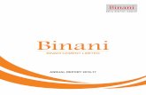 BINANI CEMENT LIMITED · Binani Cement Limited 3 5. The instrument of Proxy in order to be effective, should be deposited at the Registered Office of the Company, duly completed,