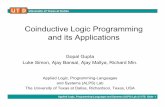 Coinductive Logic Programming and its Applicationsgupta/iclp07.pdf · Applied Logic, Programming ... Lab @ UTD Slide- 1 University of Texas at Dallas Coinductive Logic Programming