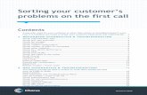 Sorting your customer’s - Chorus · Sorting your customer’s problems on the first call ... Email Chorus ... Perform line test on your equipment ...