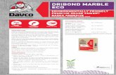 Davco Dribond Marble ECO - davco-online.com.sg · tested to BS EN 12004 - 2007. USES Used with Davco Davelastic or Davco Mortaflex ECO for higher bond strength and flexibility. ...