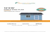 FREE 12X16 Storage Shed Plan by Howtobuildashed · DISCLAIMER Howtobuildashed.org is here to help and assist the DIYer. All information / advice is free to use. The information