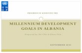 MILLENNIUM DEVELOPMENT GOALS IN ALBANIA - …shtetiweb.org/wp-content/uploads/2015/09/Presentation-MDGs-final... · SEPTEMBER 2015. PROGRESS IN ACHIEVING THE. MILLENNIUM DEVELOPMENT