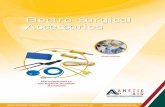 Electro-Surgical Accessories - Anetic Aid · Eschmann, Valleylab, Erbe and G.U. ... Single Use Electro-Surgical Accessories 10 Single Use Monopolar Forceps Ref No. Description 33400