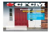 Powder Coating - CFCM Magazinecfcm.dgtlpub.com/2015/2015-04-30/pdf/cfcm_mar_apr_2015.pdf · 28 Specialty Powder Coatings A look at the newest specialty technologies. 30 Wood Finishing