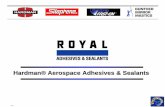 Hardman® Aerospace Adhesives & Sealants - Krayden · zWS 8070 B-1/2 & B-2 Qualified to MIL-PRF-81733 TY II CL 1 Grade A zWilmington Site Quality System Approved to AS 9100, ISO9001:2000