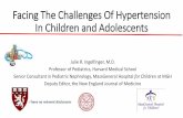 Facing The Challenges Of Hypertension In Children …htpaediatrics.com/wp-content/uploads/2018/02/1015-Ingelfinger.pdf · Facing The Challenges Of Hypertension In Children and Adolescents